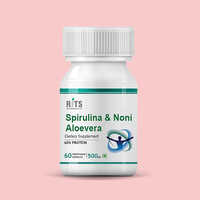 500mg Spirulina And Noni Aloevera Supplement - Dosage Form: Tablet