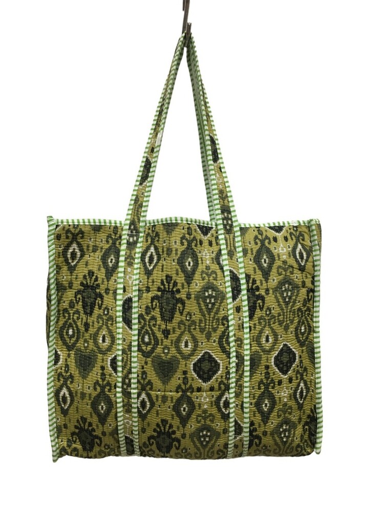 Cotton Printed Tote Bags - 18x18 Cm, Multicolor Floral Print | 100% Cotton, Home Washable, Customizable Design, Zipper Closure, Ideal For Women