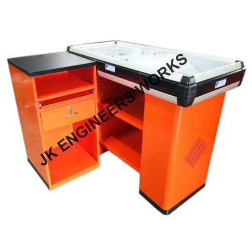 Portable Cash Desk Counter - Color: Orange