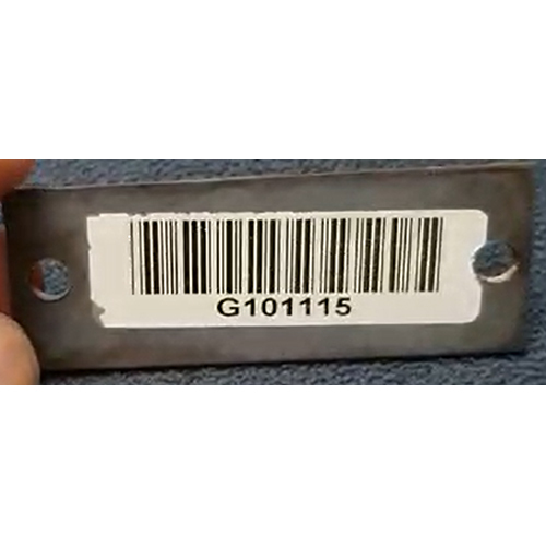 Metallic Barcode Tag