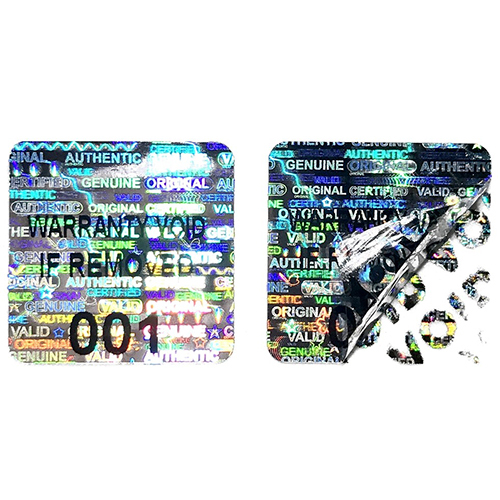 Holographic Labels - Premium Quality Polypropylene Material, 3x5 inches, Iridescent Finish - Waterproof, Tear-Resistant, Customizable