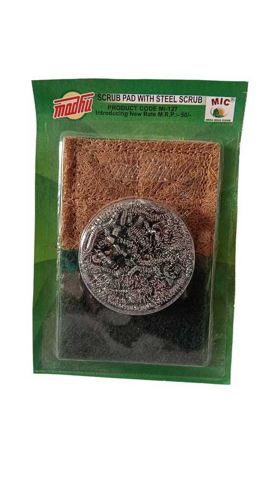 Scrubber Pad - Durable Non-scratch Material | Ideal For Gentle Surface Cleaning