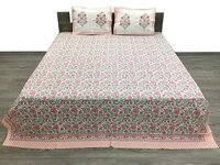 Screen Printed Cotton Bedsheet - Color: Multi