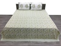 Screen Printed Cotton Bedsheet
