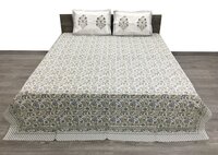 Screen Printed Cotton Bedsheet