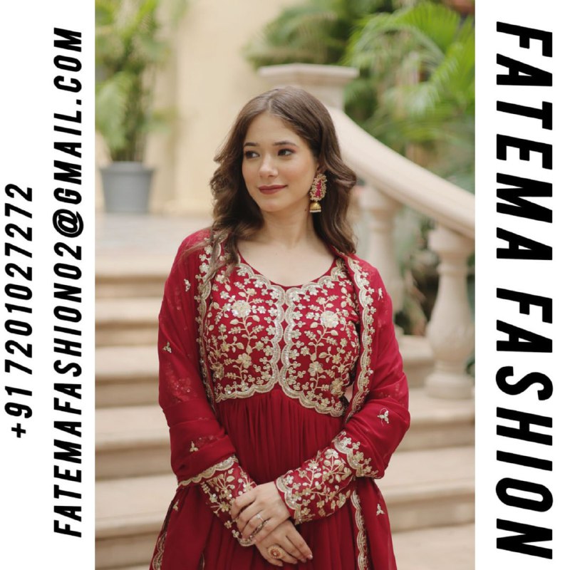 Most Attractive Women Wear Long Faux Blooming Gown with Sequence Embroidery Work Wedding Wear Indian Ethnic Wear Gown for Women