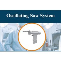 Oscillating Saw System - Metal, Electric, Variable Speed | Portable, Manual, Hand-held Medical Tool