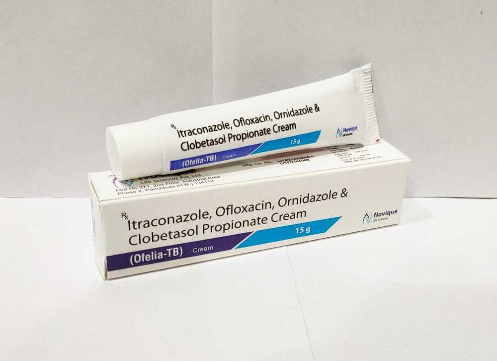 Itraconazole 1% + Ofloxacin 0.75 % + Ornidazole 2 % + Clobetasol0.05% (Cream)