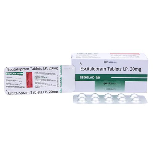 20 MG एस्सिटालोप्राम ऑक्सालेट टैबलेट्स आईपी