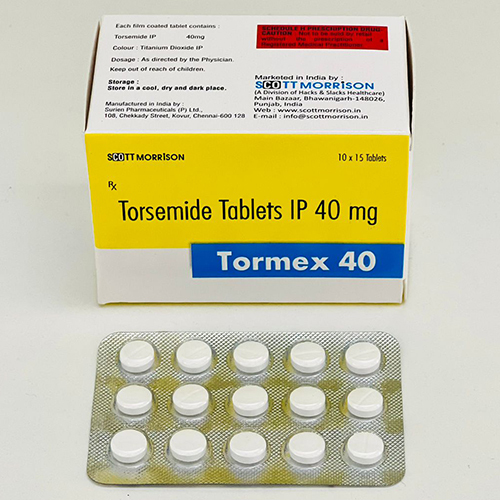 40 Mg Torsemide Tablets Ip - Feature: Pure Quality