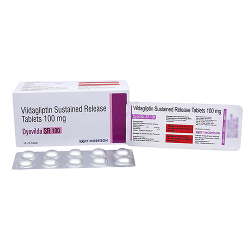 100 MG Vildagliptin Sustained Release Tablets