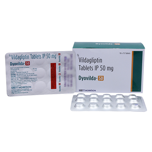 50 MG Vildagliptin Sustained Release Tablets