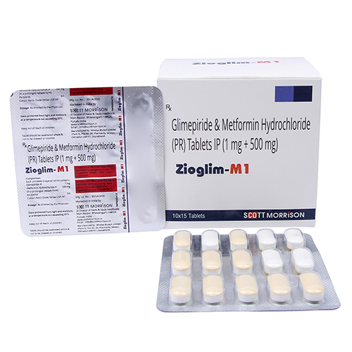 Glimpiride And Metformin Hydrochloride Tablets IP