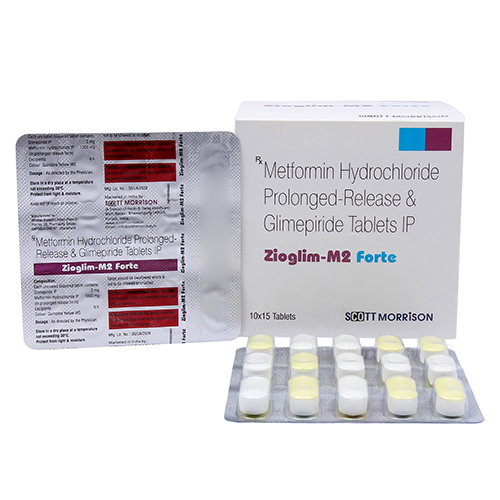 Metformin Hydrochloride Prolonged-Release And Glimepiride Tablets Ip - Feature: Pure Quality