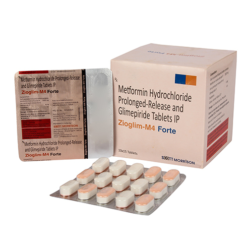 Metformin Hydrochloride Prolonged-Release And Glimepiride Tablets Ip - Feature: Pure Quality