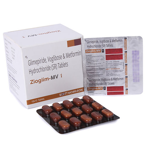 Glimepiride Voglibose And Metformin Hydrochloride Tablets