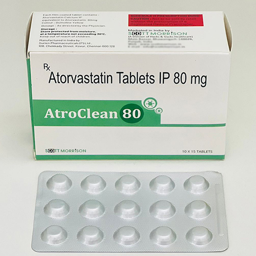 80 Mg Atrovastatin Tablets Ip - Drug Type: General Medicines