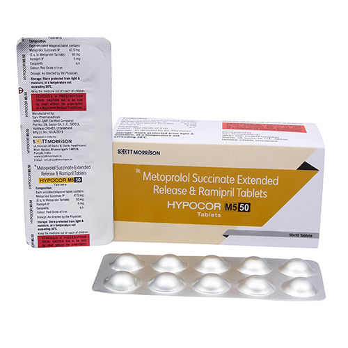 Metoprolol Succinate Extended Release And Ramipril Tablets - Drug Type: General Medicines