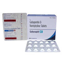 Gabapentin And Nortriptyline Tablets - General Medicine Tablets | Suitable For Adults, Store In A Cool Place, Dosage Guidelines As Suggested