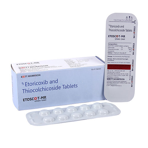 Etoricoxib And Thiocolchicoside Tablets - Adult Dosage, General Medicine | Store in a Cool Place, Effective Pain Relief