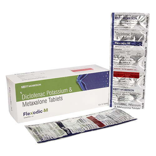 Diclofenac Potassium And Metaxalone Tablets