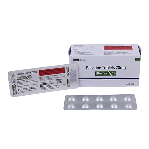 20 Mg Bilastine Tablets - Drug Type: General Medicines