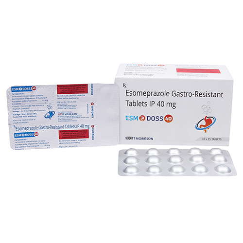 40 Mg Esomeprazole Gastro-Resistant Tablets Ip - Drug Type: General Medicines