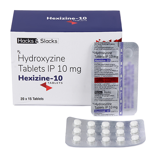 10 Mg Hydroxyzien Tablets Ip - Drug Type: General Medicines