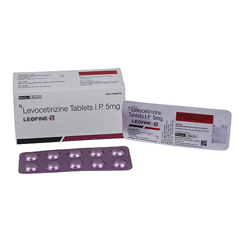 5 Mg Levocetirizine Tablets Ip - Drug Type: General Medicines