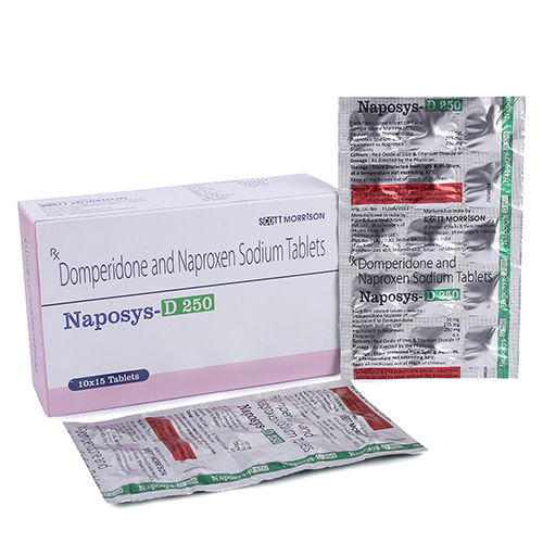 250 MG Domperidone And Naproxen Sodium Tablets