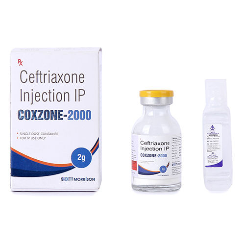 2 Gm Ceftriaxone Injection Ip - Drug Type: General Medicines