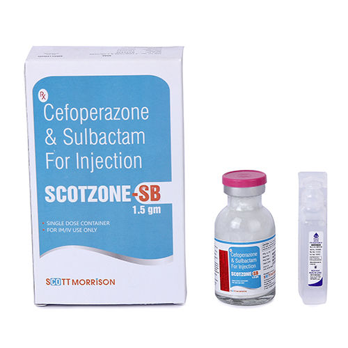 1.5 Gm Cefoperazone And Sulbactam For Injection - Drug Type: General Medicines