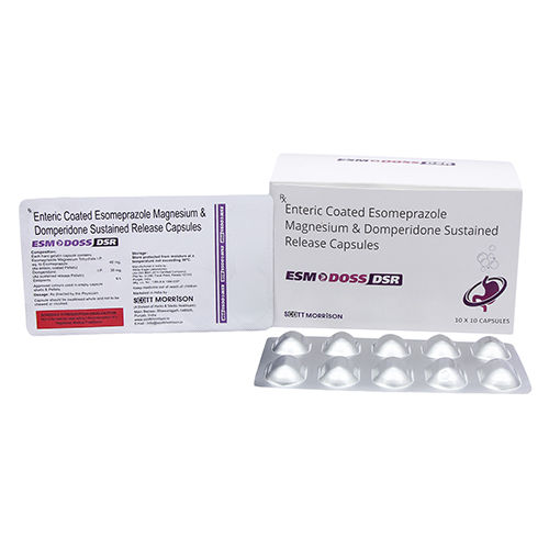 Enteric Coated Esomeprazole Magnesium And Domperidone Sustained Release Capsules - Drug Type: General Medicines