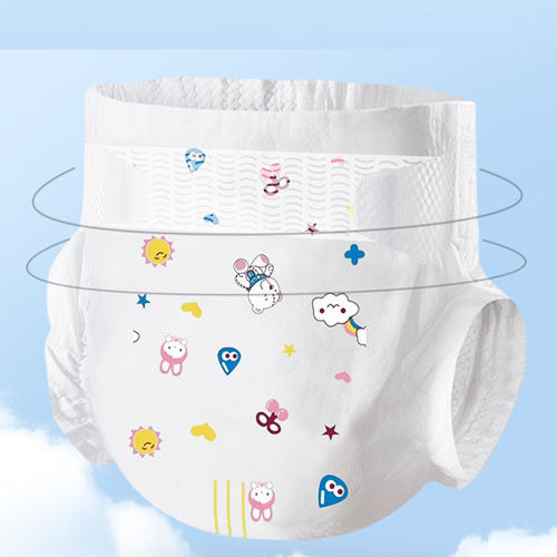 Soft Baby Diaper - Color: White