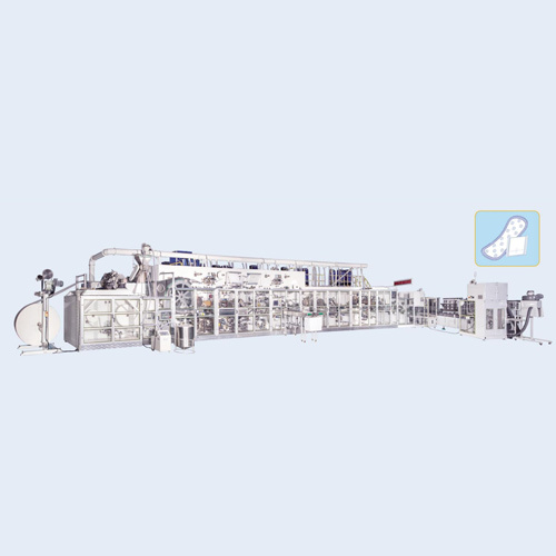 Full Servo Pantyliner Production Line Plus Auto Bagger