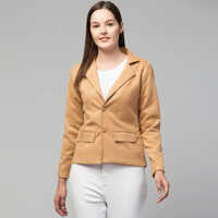 Bo76 Light Orange Ladies Coat - Feature: No Fade