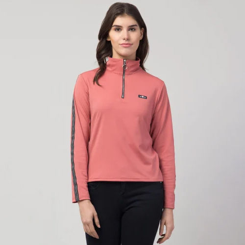 Ht Pink Ladies Collar T Shirt - Gender: Female