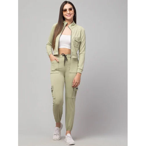 Ts Light Green Ladies Track Suit - Feature: Washable