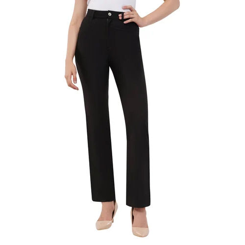 Bo116 Ladies Black Trousers - Fabric Type: Polyester