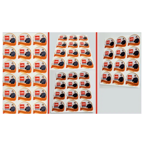 Vinyl Cutting Lable Printing Sticker
