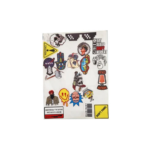 Vinyl Emoji Print Sticker - Color: Multicolor