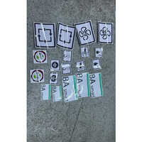 Vinyl Cutting Stickers - Pvc Material, Multicolor Design Printing , Hot Melt Adhesive For Customized Shapes & Effective Advertising Use