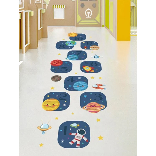 Print And Cut School Flooring Vinyl Sticker