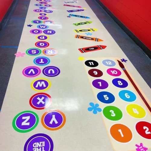 School Flooring PVC Printing Sticker