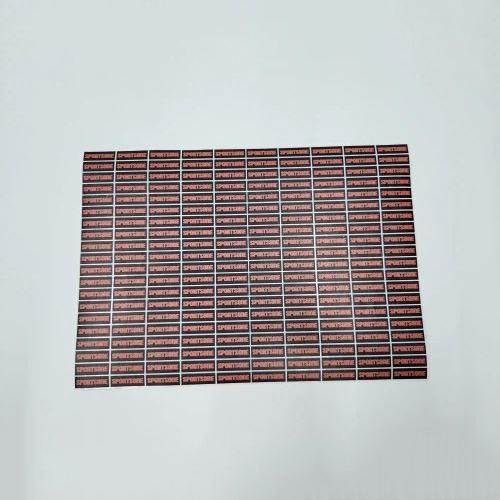 Rectangle Vinyl Print Stickers
