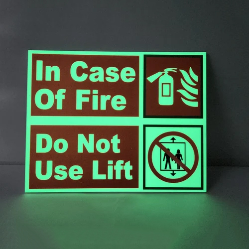Do Not Use Lift Plate Printing On Night Glow Sunboard