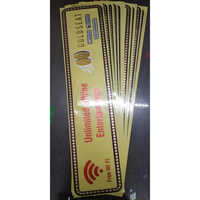 Reflective Print Cut Bus Stickers - PP Material, Custom Size, Multicolour Design | Smooth Surface for Industrial Usage