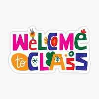 Welcome Home Wall Printing Sticker - Pvc Material, Custom Shapes Available | Multicolor Design, Adhesive Industrial Use, Printed Style
