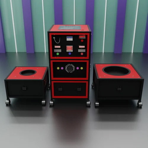 Dj Speaker Magnet Charger Model - Bass King - Color: Red & Black