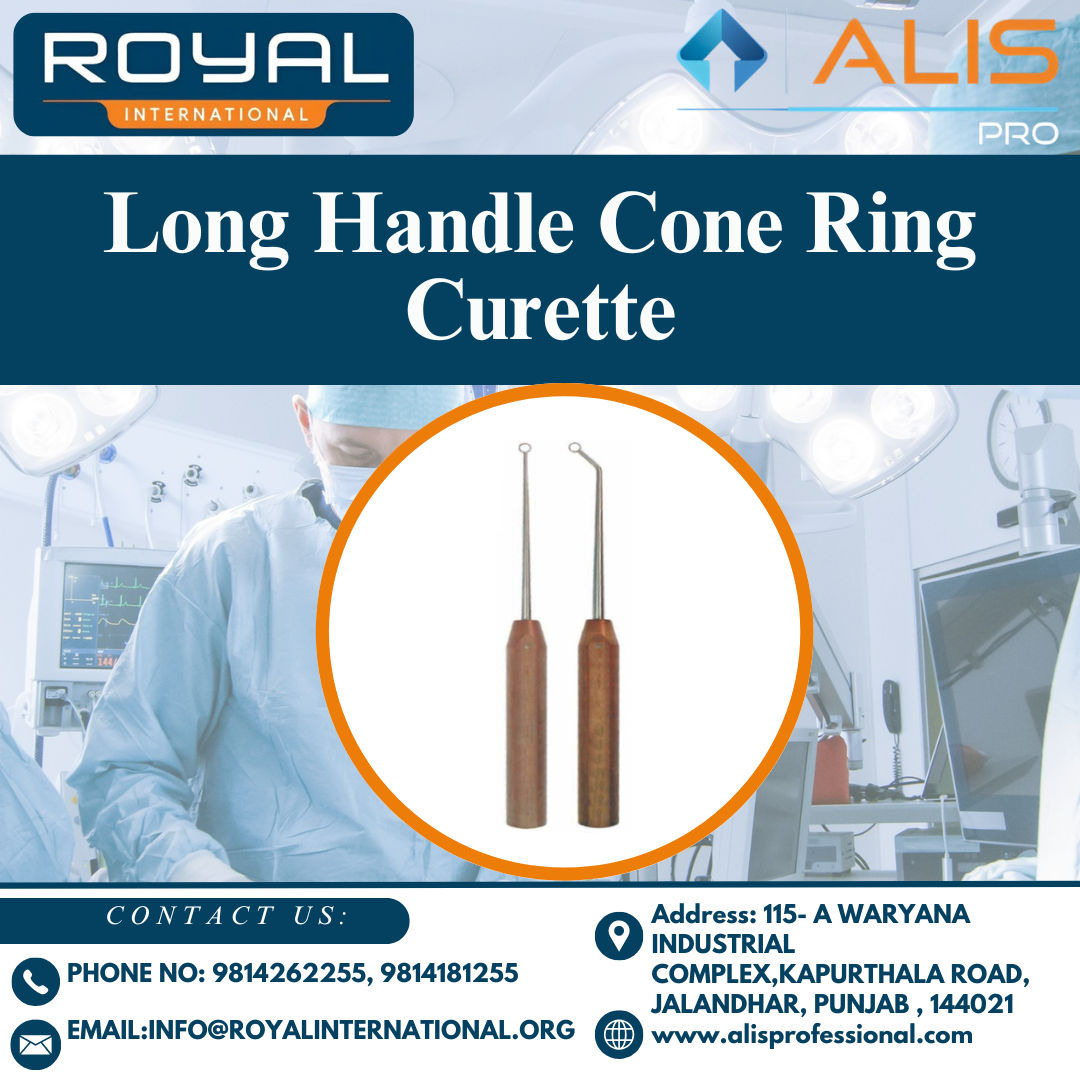 Long Handle Cone Ring Curette